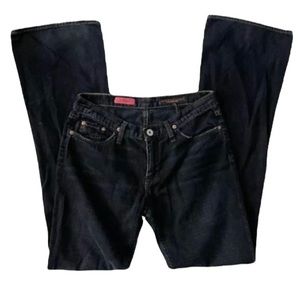 Vintage Y2K AG Adriano Goldschmied Dark Blue Made In The USA Bootcut Jeans